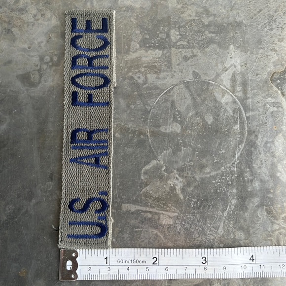 U.S. AIR FORCE embroidered tape patch - vintage - Picture 9 of 10